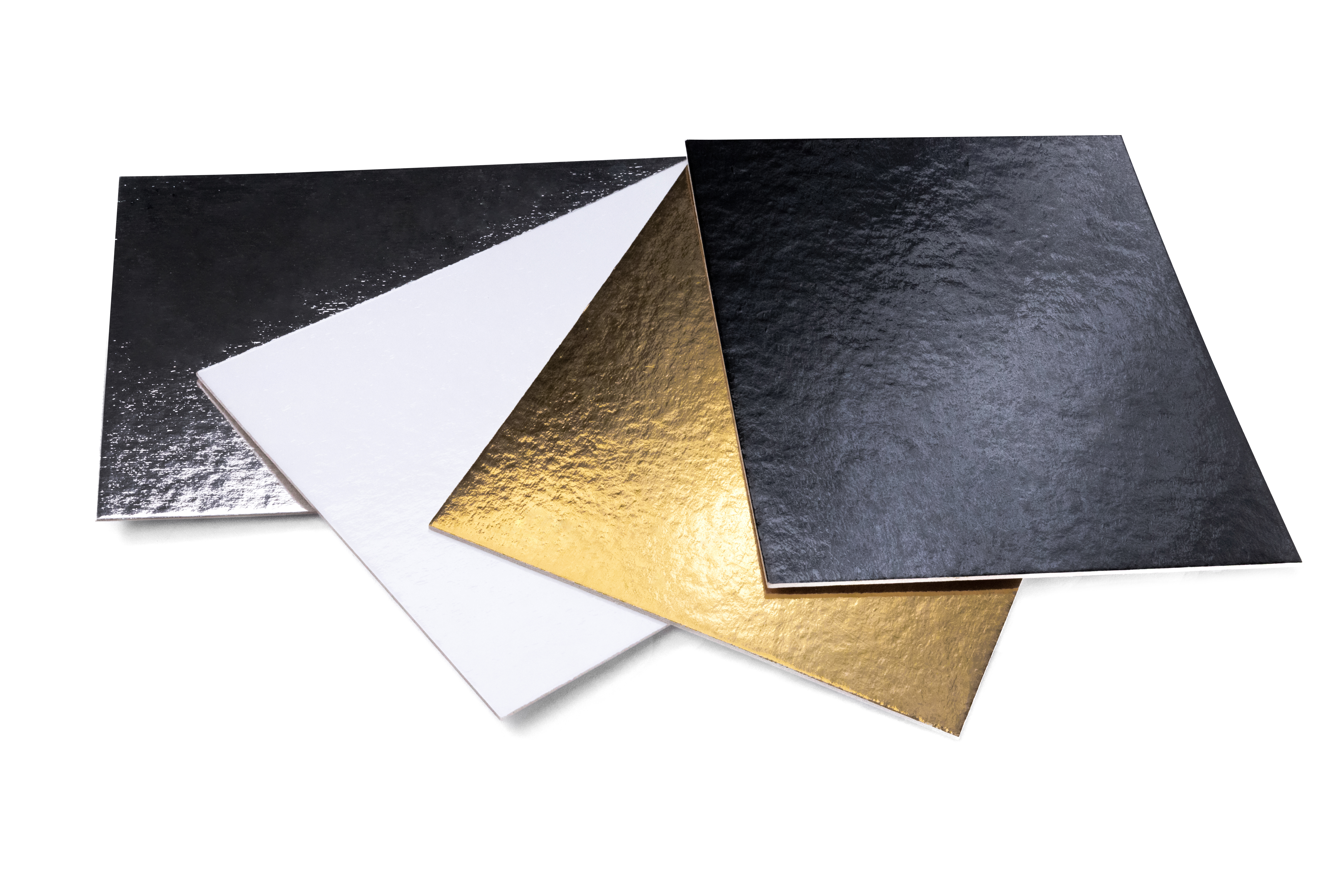 Metalised, Bright-Finish Cardboard